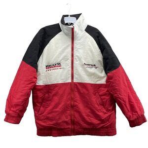 VTG Christopher Ari Puffer Racing Jacket Men's XL Insulate Y2k Streetwear Sporty